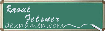 Raoul Felsner Visitenkarte